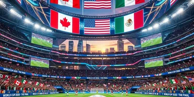 World Cup 2026 Football Stadium Hero Image